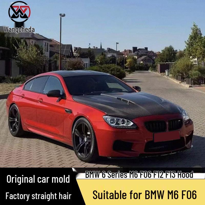 BMW 6 Series M6 F06 F12 F13 Carbon Fiber Double Hole Engine Hood Kit