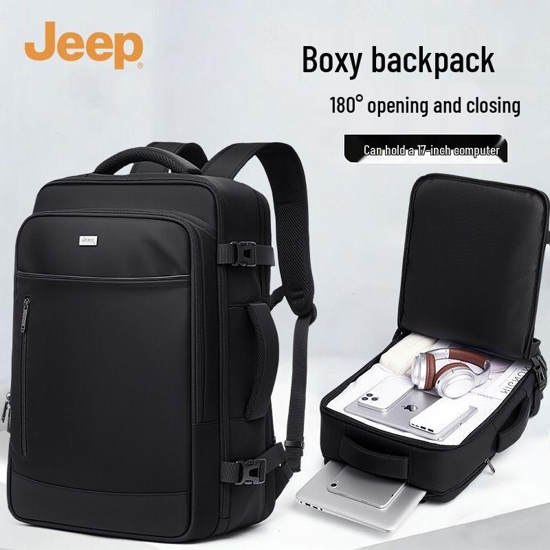 JEEP Men's Large Capacity Business Travel Backpack