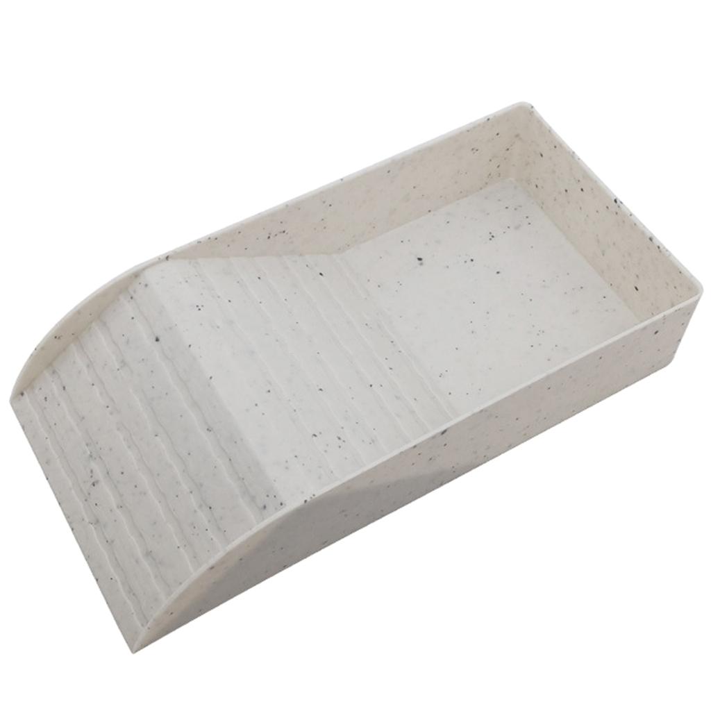 Small Pet Turtle Resting Basking Platform with Feeding Dish Reptiles Tortoises Climbing Ladder Plastic Habitat Decors
