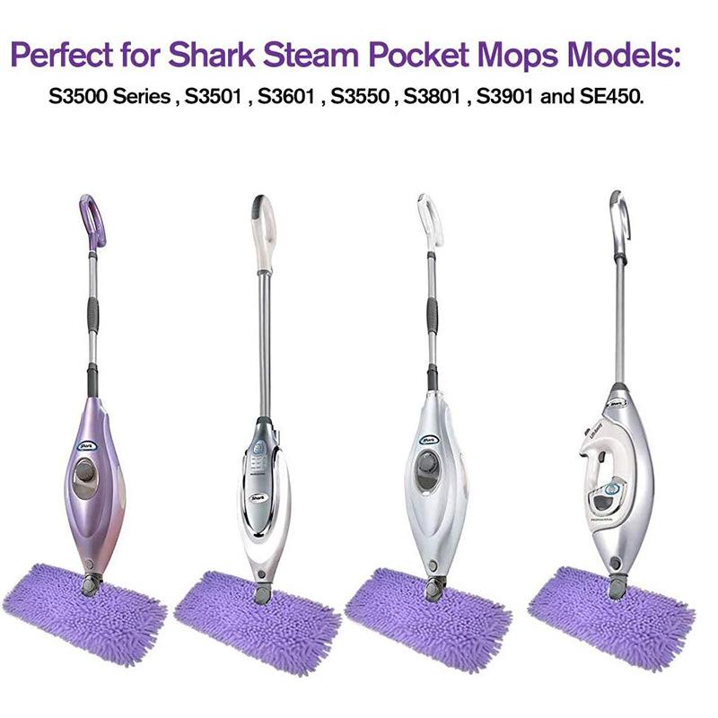 Mop Replacement Pad Washable Microfiber for Shark Steam Pocket Mops S3550 S3901 S3501 S3500 S3601 Household Cleaning