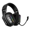 Wireless Headset Over Ear Headphones 2.4GHz/BT 5.3/Wired Gamer Headphones with Noise Canceling Microphone for PC Meeting Music