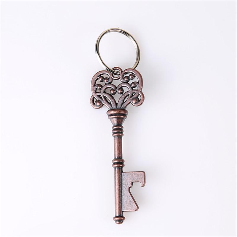 Vintage Key Shaped Bottle Opener - Creative Multitool, Cool Keychain Accessory for Men & Women