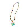 Bohemian Beaded Necklace Summer Rice Bead Bear Necklace Hawaii Beach Necklace Jewelry Suitable for Ladies and Girls