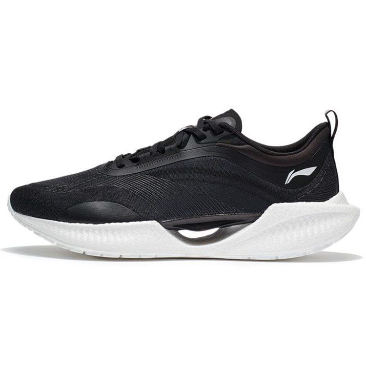 LiNing Super Licht 19 Demping Anti Slip En Slijtvast Reflecterend Lage Top Casual Hardloopschoenen Heren Zwart ARBS001-8