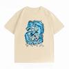 Dragon Ball Super Goku Ultra Instinct Ice Dragon Print Tshirt Casual Short Sleeve Cotton Anime Streetwear Unisexs Tshirt