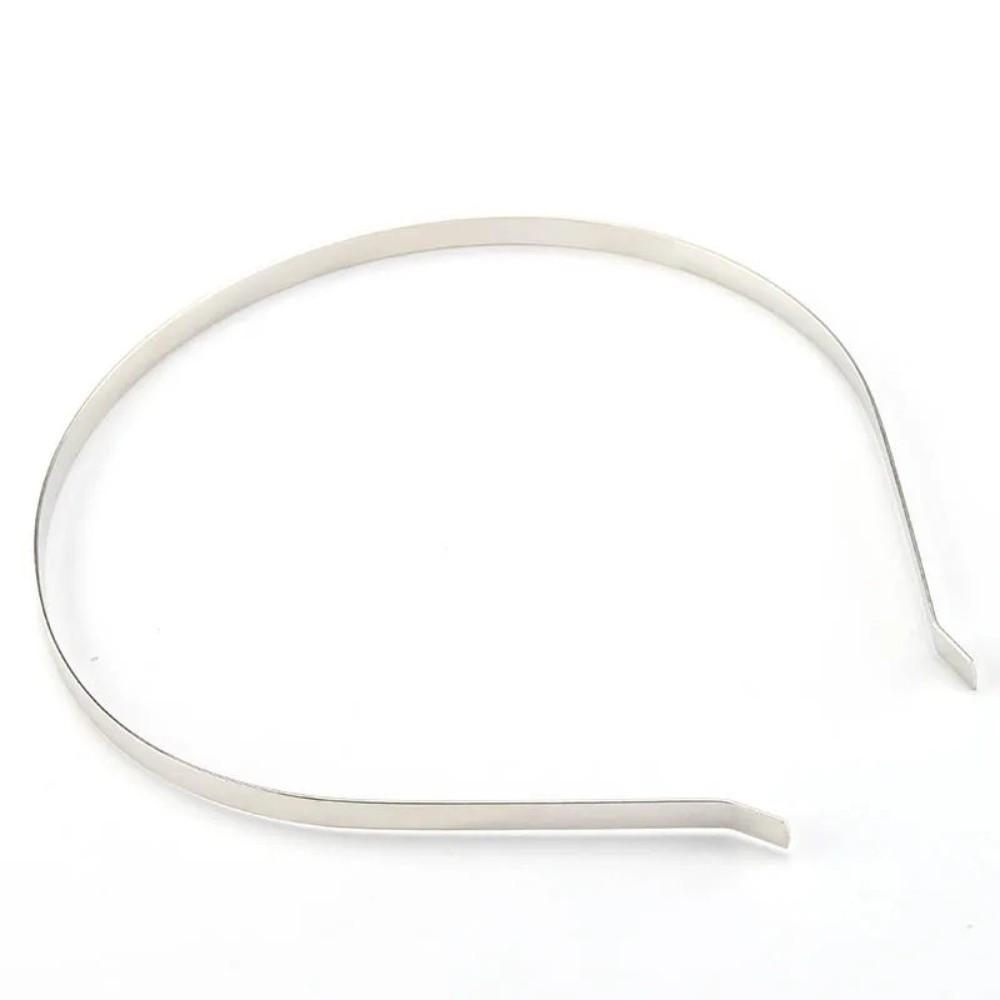 10pcs/set Creative Metal Metal Headband Simple Design 3-7mm Head Hoop Base Hair Fixing Head Band Hairwear DIY Crafts