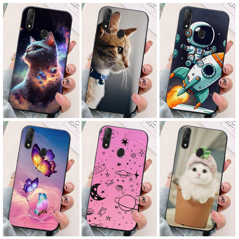 For ZTE Blade V10 Case astronaut Cute Cartoon Print TPU Soft Silicone Cover For ZTE Blade V 10 V10 Vita 2019 Phone Cases Funda