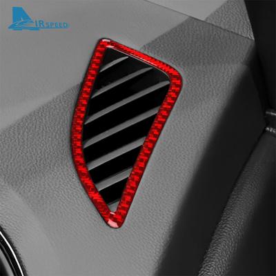 Real Soft Carbon Fiber Sticker For Seat Leon 2013 2014 2015 2016 2017 2018 2019 2020 Car Air Outlet Instrument Panel Trim