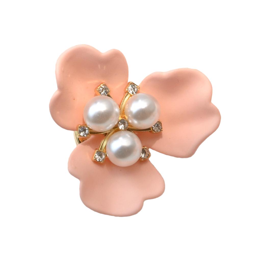 Decorative Shirt Button Covers Pearls Embellished Cufflinks Clip For Shirt Jackets Dress Costume Uniform Decoration