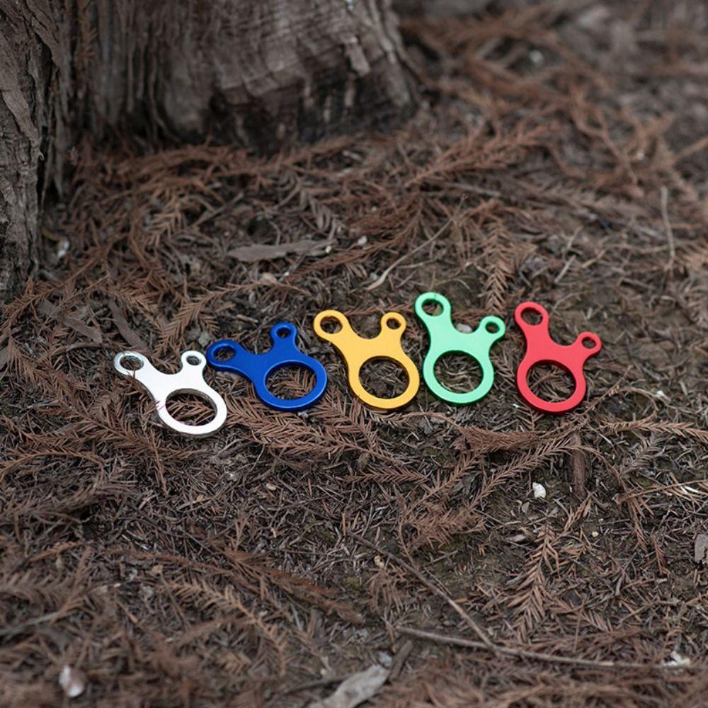 5pcs Adjustable Camping Tent Cord Buckle Snail Shape Tent Cord Buckle Securing Accessories