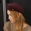 Lilia Tweed Beret Winter Painter's Little-Looking Baker Boy