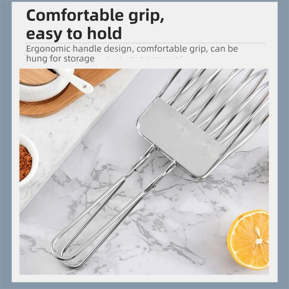 Portable Meat Bread Slicing Tong Multifunctional Food Holder Handheld  Vegetable Slicing