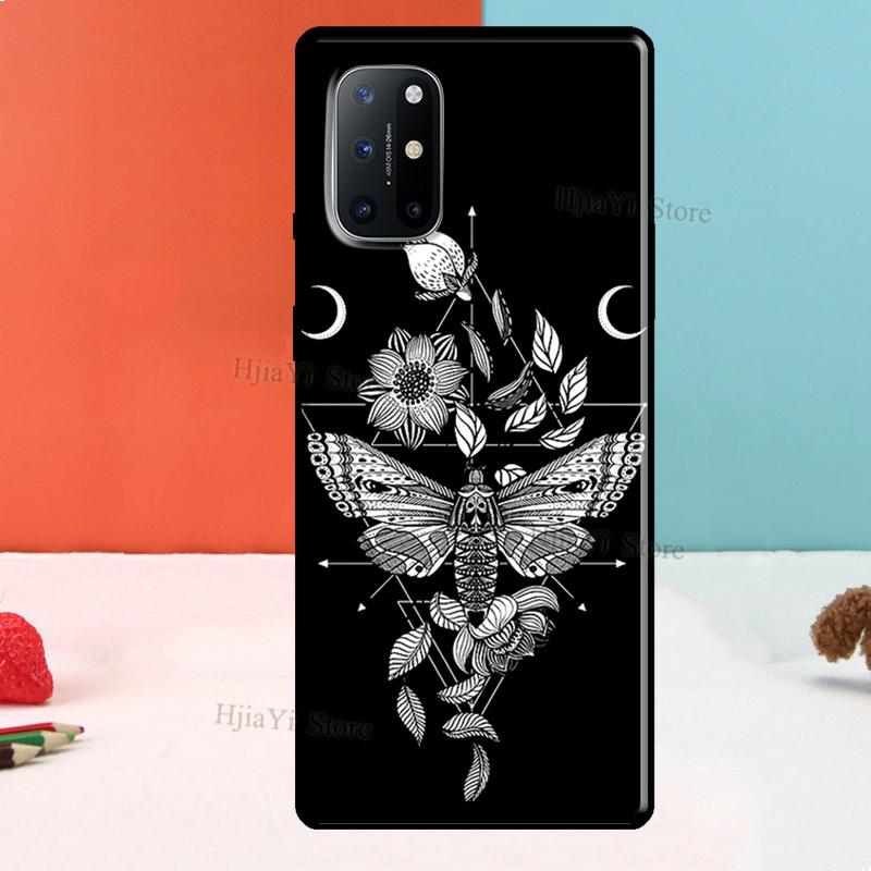 Occult Witchcraft Moon Gothic Witch Case For Realme GT Master GT Neo 2 8i 9i 8 Pro C21 Cover For OnePlus 9R 8T Nord2 9 10 Pro