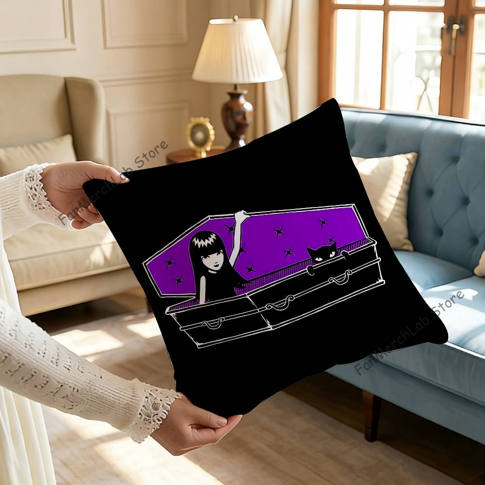 

EEmily The SStranges Pillow Case Ultra Soft Skin Friendly Fabric Cloud Like Comfort Concealed Zipper 30x30cm
