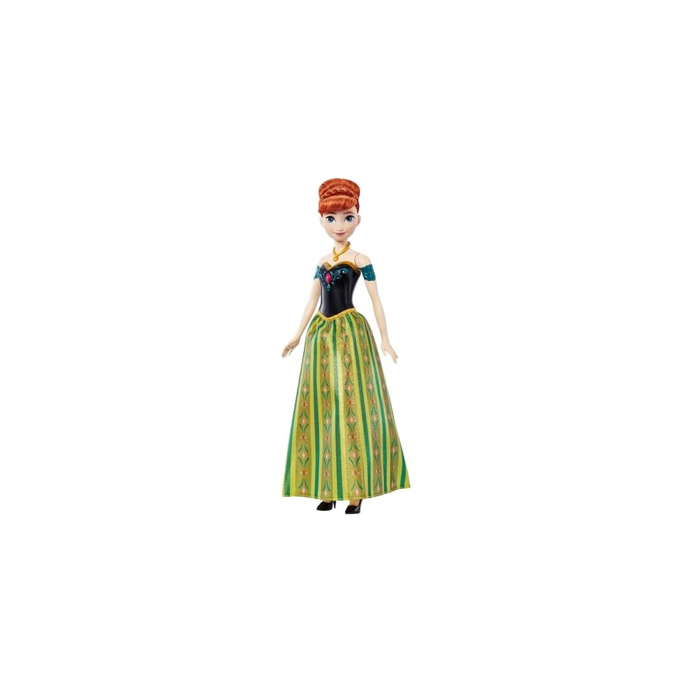Mattel Disney Frozen Anna Singing Doll 30 Seconds 3 Years and Up Dress-Up Toy