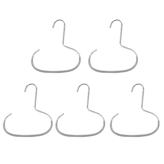 3/5Pcs Storage Rack Durable Construction Rust-Resistant Anti-Slip Coat Hanger Hats Scarves Belts Ties Wallets Closet Storage Organizer