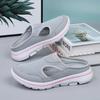 Men Slippers Breathable Mesh Casual Flat Shoes Outdoor Home Lightweigh Solid Slip On Couple Shoes Walking Sport Sandals2025