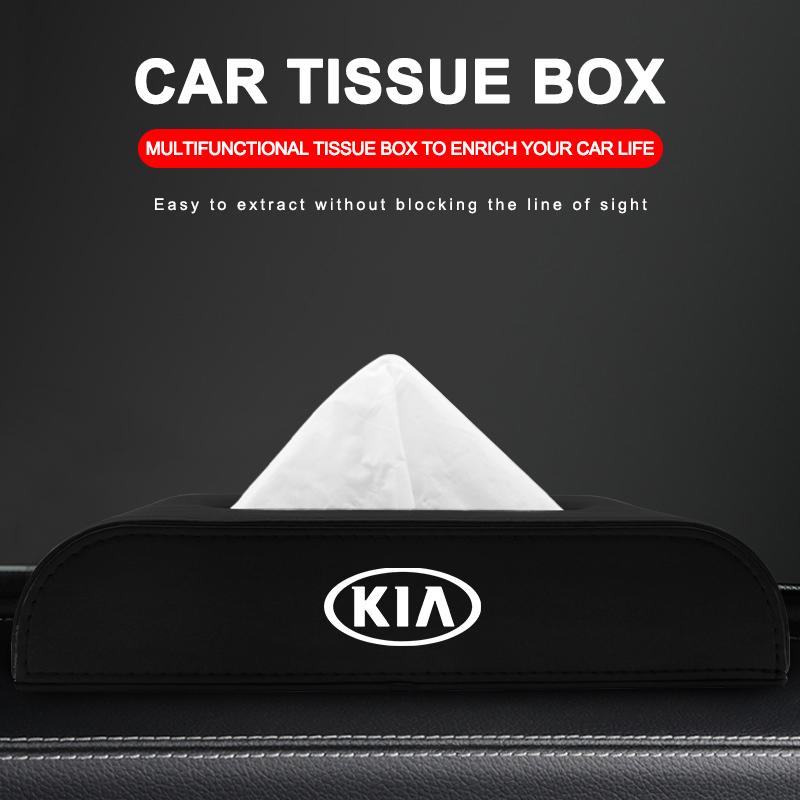 1Pcs Car Armrest Box Tissue Box Holder Storage Case Car Accessories For KIA Sportage Ceed Sorento Cerato Optima Picanto Rio Soul K3 K5
