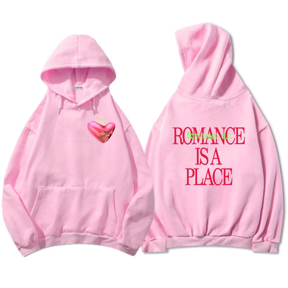 Romance Is A Place Hoodies Rock Band Fontaines Sweatshirts Winter Hooded Pullovers Streetwear Hip Hop Graphic Hoody