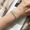 Heißer Verkauf 925 Silber Armband, Damen Paraiba Farbe Tennisarmband, Damen Frisch Hochwertiger Ewiger Schmuck
