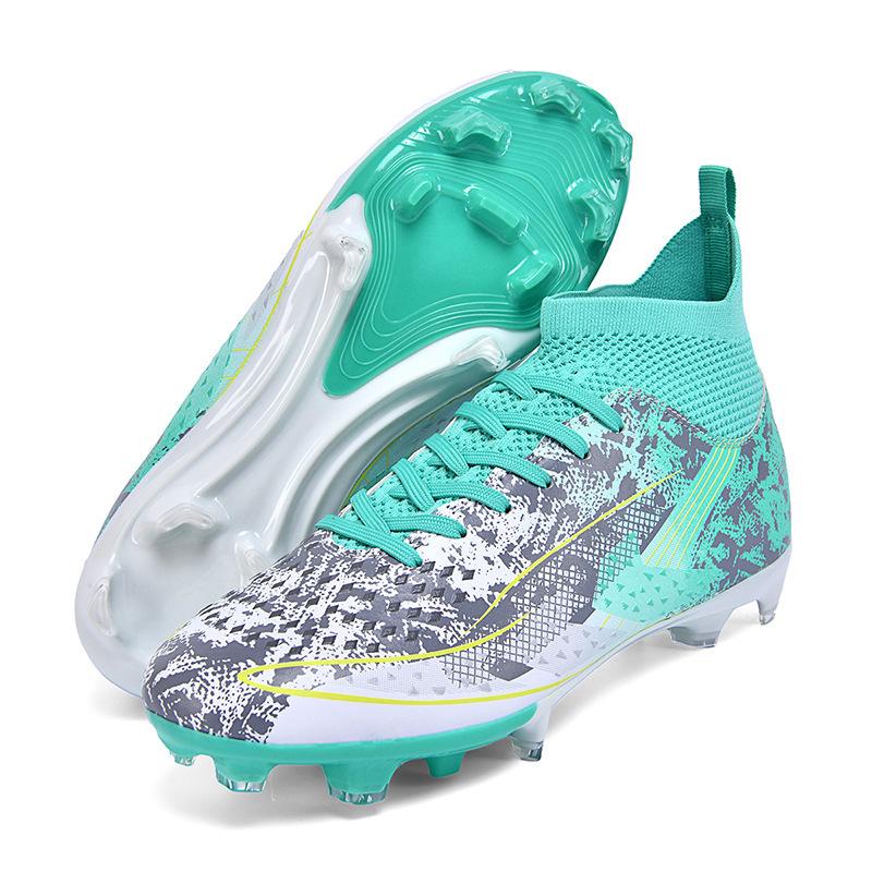 Children's Football Shoes Men's High-top AG Long Nails Primary and Secondary School Students TF Broken Nails Adult Game Sports Training Shoes