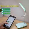 LED Desk Lamp Foldable Dimmable Touch Table Lamp DC5V USB Powered Table Light 6000K Night Light Touch Dimming Portable Lamp