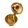 Brass Dhuna Loban Burner Traditional Dhoop Dani for Home Purification, Pooja, Meditation, Aromatherapy & Home Decor. (Medium)