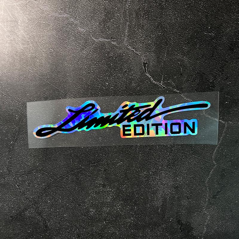 1PC Limited Edition Motorcycle Sticker Waterproof for Motorbike Fuel Tank Fairing Helmet Box Scooter Universal Vinyl Decals