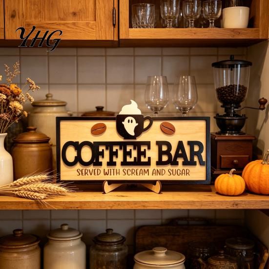 Autumn Harvest Home Decor Hello Fall Wooden Sign, Cutting Board Shape Tabletop Ornament with Thanksgiving Table Decorations Hanging Rope & Stand,