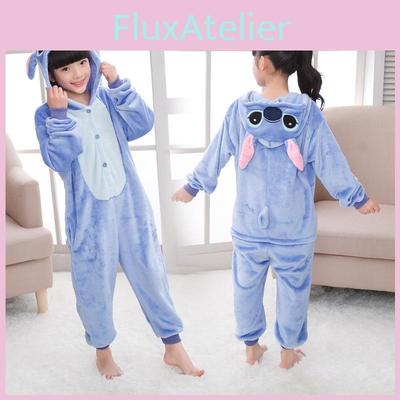 Kids Halloween Pajamas Cosplay Costume Pikachu Dragon Cow Pyjamas