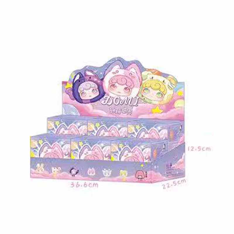 Domi Splice World Vinyl Plush Cartoon Cute Backpack Pendant Doll Mixed Color Keychain Toy Gift Surprise Box