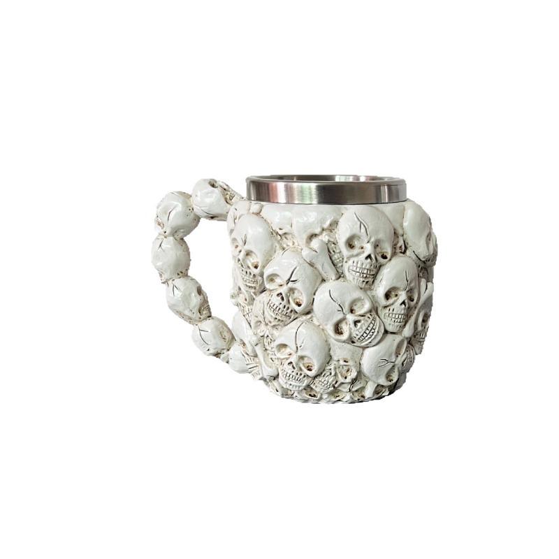 Cupa de cafea Craniu Retro Halloween Articol de decor pentru casă Cană Cavaler în picioare Cadou