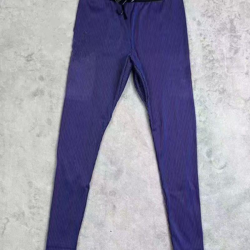 

Men s Micro-Elastic Athletic Running Pants with Lining for Training and Marathon L for 100-115 jin фиолетовый