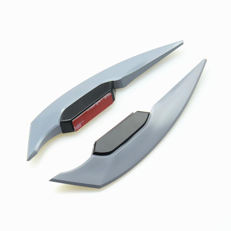 1Pair Motorcycle Front Fairing Winglets Side Spoilers Dynamic Wing Sticker Motorbike Decoration Winglet Sticker Moto Accessories