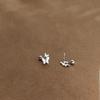 1Pair Butterfly Earring For Women Ear Bone Nail Cartilage Earring Spiral Stud Ea