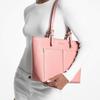 Michael Kors Jet SetSofie Fashion Casual Solid Color Logo PU Tote Bag Tote Bag Shopping Bag Hand Shoulder Bag Medium Women's Pink
