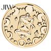 Creative Gift Packaging Vintage European Magic Themed Wax Seal Stamp Head, Solid Brass Exquisite Handmade Letter Sealing Engraved Head for Journal