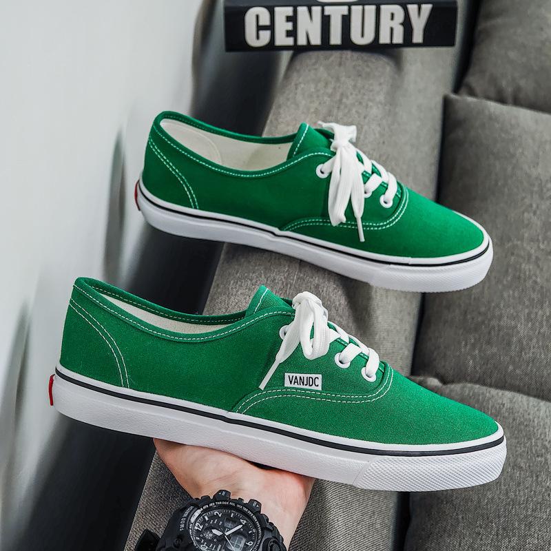 Spring new low-top canvas shoes breathable student board shoes