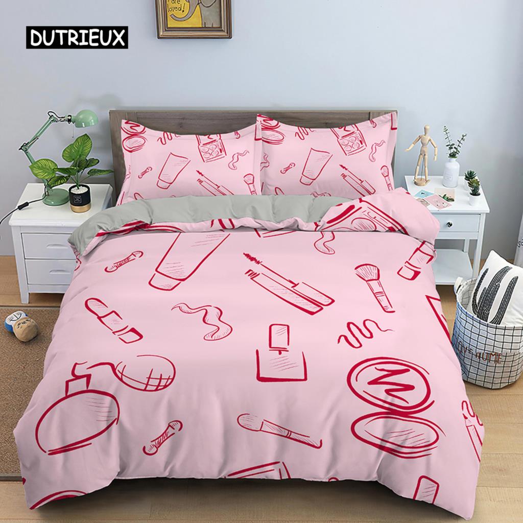 Cartoon Königin König Bettbezug Niedliche Tiere Bettwäscheset Kinder Jungen Mädchen Oktopus Seestern Blau Weich 2/3tlg. Polyester Steppdeckenbezug
