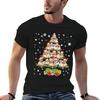 Cute Cavachon Dog Christmas Tree Gift Decor Tshirt Casual Daily Wear Short Sleeve Top