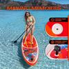 FunWater 11'6" Classic SUP Board Set – 8kg, 150kg Capacity, 15cm Thick – Incl. Paddle, Pump, Backpack – Koi Red - SUPFR01E