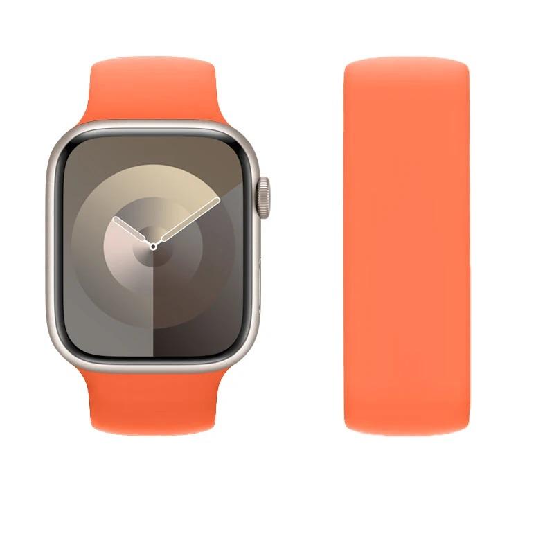 Straps for Apple Watch Band 40mm 44mm 45mm 41mm 46 mm 49mm 42mm Elastic Solo loop bracelet iWatch series 3 SE 6 7 8 9 10 ultra 2
