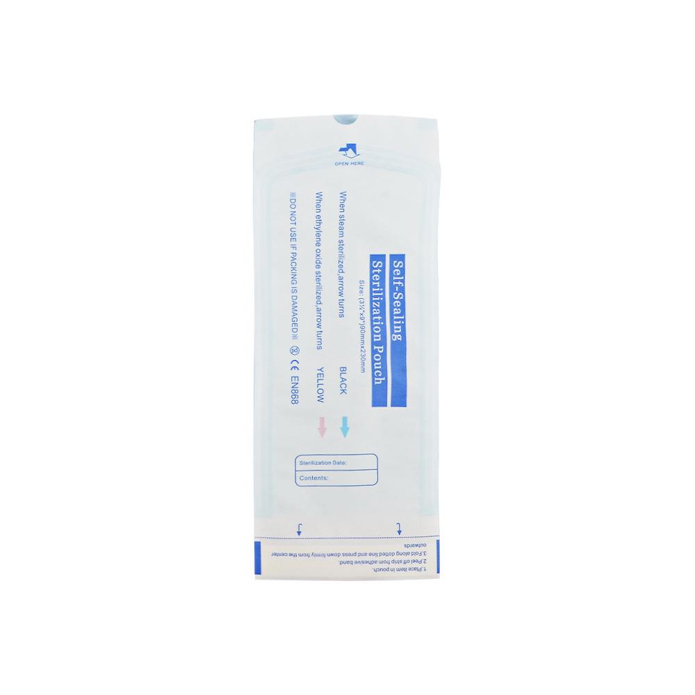 Self-Sealing Disposable Manicure Set Storage Bag: Includes Cuticle Nipper, Tweezers, Dust Brush