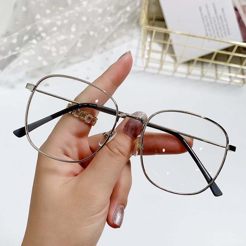 Square Anti-Blue Light Unisex Eyeglass Frames - Internet Celebrity Style, Hot-Selling Prescription Glasses