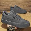 New Men's Retro Minimalist Skate Shoes Solid Color Lace-Up Low Top Canvas Sneakers for All-Occasion Street Style Everyday Wear