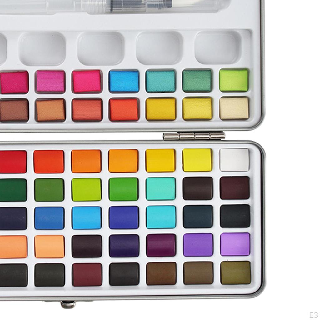 , 50/72/90 Assorted Vibrant Solid Colors Box with Refillable Pen, Perfect for Students Kids