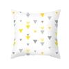 Geometric Yellow Gray Print Pillow Cover Pillowcase Living Room Bedroom Sofa Car Home Decor Pillowcase 45*45Cm