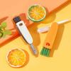 Milk Bottle Groove Brush Carrot-shaped Multifunctional Dust Remover Three-in-one Plastic Cleaning Tools Household Accessories