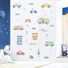 Cartoon Tree Bus Car Wall Stickers for Kids Room Home Decor Accessories Living Room Child Bedroom Decoration Baby Nursery