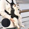 Dog Breathable Outdoor Backpack for Pets - Dual Shoulder and Chest Bag for Pets - Pet Travel Dual Shoulder Backpack - Four-legged Backpack